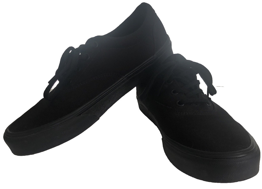Vans Authentic Womens Classic low top 9 skater Blackout all black casual